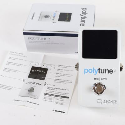 【中古】 チューナー tc electronic PolyTune 3 バッファー内蔵 ポリフォニックチューナー ポリチューン ペダルチューナー