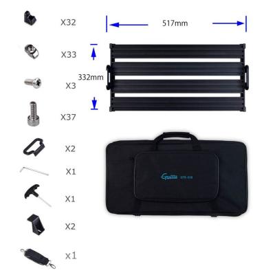 Guitto GPB-03 ペダルボード エフェクターボード セット内容画像