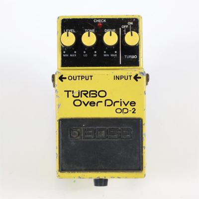 【中古】ターボオーバードライブ エフェクター BOSS OD-2 TURBO OverDrive ボス ギターエフェクター