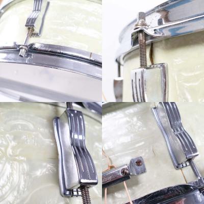 【中古】 スネアドラム ラディック Ludwig 908P Jazz Festival WHITE MARINE PEARL 傷