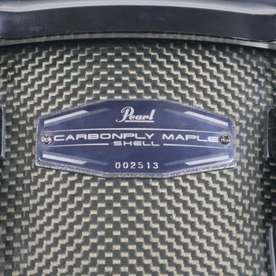 【中古】 スネアドラム パール Pearl CMN1455S/B Carbonply Maple 14x5.5 ロゴ