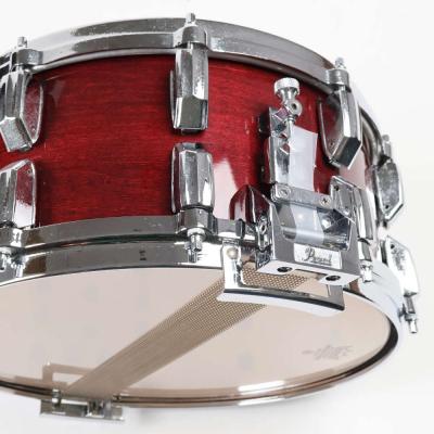 【中古】 スネアドラム パール Pearl GA-714DX-DC WR Maplefiberglass Shell 14x6.5 ストレイナー2