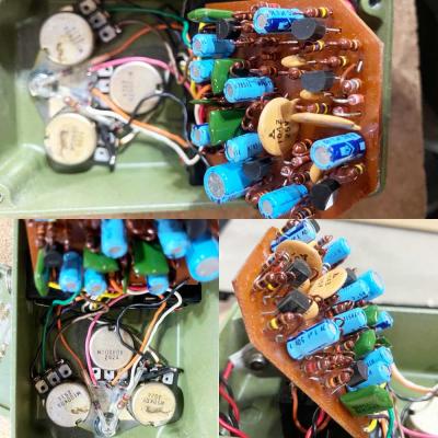 【中古】 ディストーションサスティナー MAXON マクソン D&S ギターエフェクター 基盤