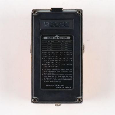 【中古】 ディストーション エフェクター BOSS DS-1 Distortion 1980年製 Made in Japan Silver Screw 銀ネジ ギターエフェクター 裏面