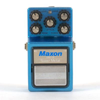 【中古】 ディストーション スーパーメタル Maxon SM-9 Super Metal ギターエフェクター ディストーション 正面