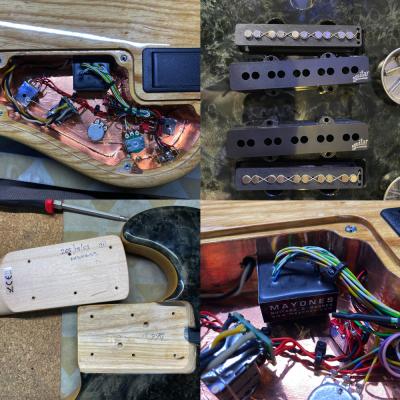 【中古】MAYONES メイワンズ Jabba Custom EP 5 Liquid Black Gloss 5弦エレキベース キャビティー