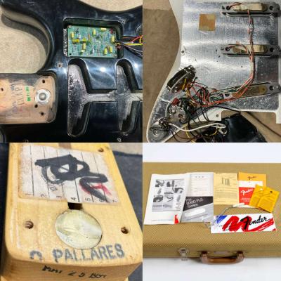 【中古】 エレキギター FENDER USA Stratocaster Eric Clapton with Lace Sensor Black 1994年製 フェンダー エリック・クラプトン ブラッキー 内部、付属品