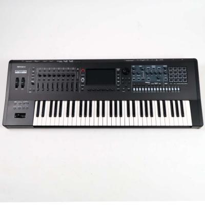 【中古】 シンセサイザー ローランド ROLAND FANTOM-6EX MUSIC WORKSTATION キーボード 61鍵盤 セミウェイテッド ファントム 正面