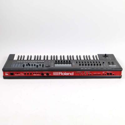 【中古】 シンセサイザー ローランド ROLAND FANTOM-6EX MUSIC WORKSTATION キーボード 61鍵盤 セミウェイテッド ファントム 背面