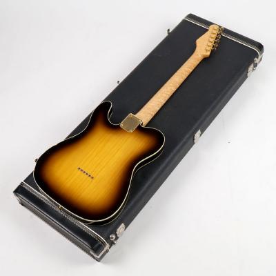 【中古】 エレキギター J.W.Black JWB-T 60th Anniversary 2TSB Soft Aged Abby’sピックアップ搭載 3.02kg テレキャスタータイプ JWブラック アビゲイル・イバラピックアップ バーズアイメイプルネック 背面