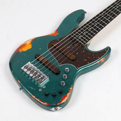 【中古】Xotic エキゾチック XJ-1T 6st Ash/R Sherwood Green over Cherry Sunburst Heavy Aged 2022年製 6弦エレキベース ボディ