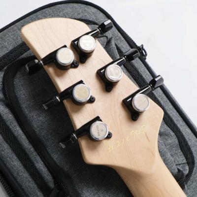 【中古】 エレキギター dragonfly MAROON 648 SPL Dark Purple Metallic ドラゴンフライ マルーン ヘッド裏画像