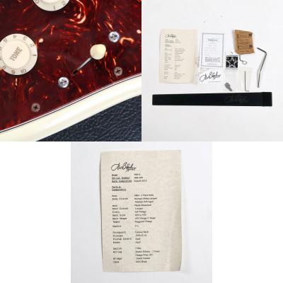 【中古】 エレキギター J.W.Black Guitars JWB-S Olympic White Medium Soft Aged 2016年製 ストラトタイプ JWブラック サビ、腐造品