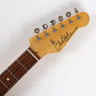 【中古】 エレキギター J.W.Black Guitars JWB-S Olympic White Medium Soft Aged 2016年製 ストラトタイプ JWブラック ヘッド