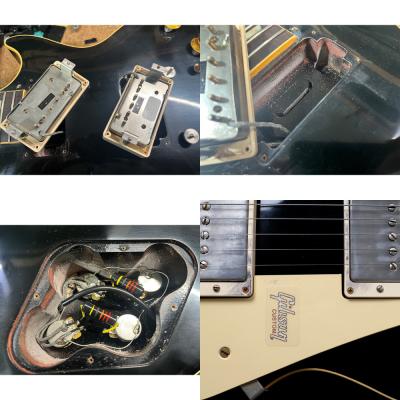 【中古】 エレキギター Gibson Custom Shop Historic Collection 1957 Les Paul Standard All Ebony VOS 2018年製 4.02kg ギブソン レスポール オールエボニー ヒスコレ ピックアップ