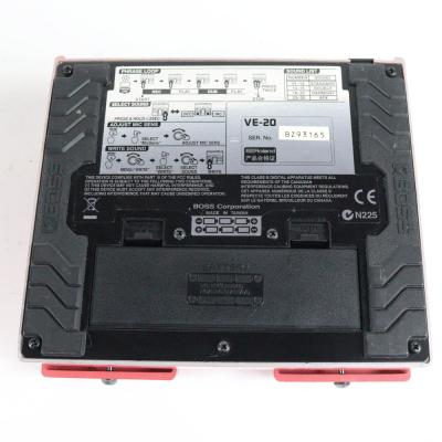 【中古】 ボーカルエフェクター BOSS VE-20 Vocal Performer ボーカルパフォーマー ピッチコレクト 裏面