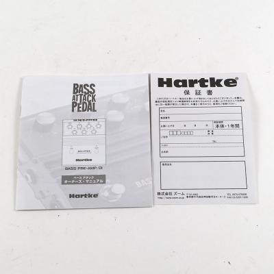 【中古】 ベースプリアンプ HARTKE BASS ATTACK PEDAL 付属品