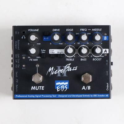 【中古】 ベースプリアンプ EBS Micro Bass II 正面