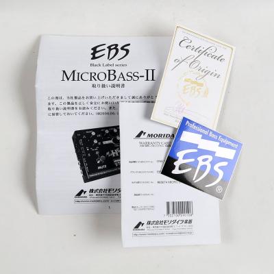 【中古】 ベースプリアンプ EBS Micro Bass II 付属品