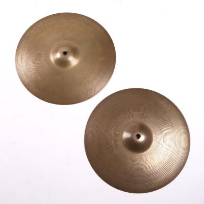 【中古】ハイハットシンバル 2枚セット セイビアン SABIAN AA REGULAR HATS 2枚セット 14インチ 白抜きロゴ 1980s