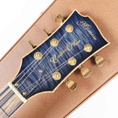 【中古】 エレキギター Momose ML-Premium/FT BL-B 極上杢目のフレイムトチトップ&1Pバックボディ モモセ Deviser ヘッド画像