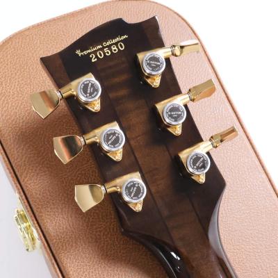 【中古】 エレキギター Momose ML-Premium/FT BL-B 極上杢目のフレイムトチトップ&1Pバックボディ モモセ Deviser ヘッド裏画像