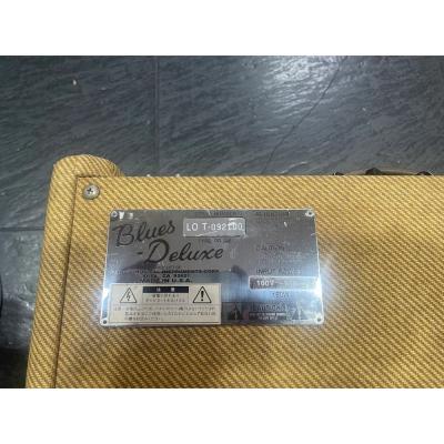 【中古】 ギターアンプ コンボ Fender Blues Deluxe Tweed フェンダー ブルースデラックス ツイード柄 真空管アンプ プレート