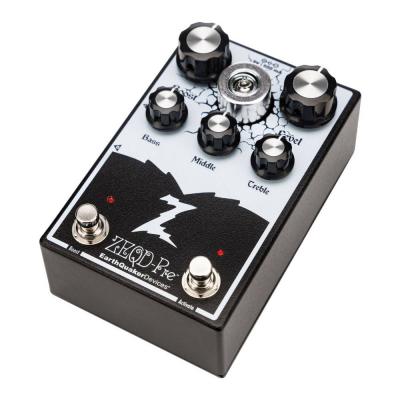 EarthQuaker Devices アースクエイカーデバイセス EQD ZEQD‐Pre 真空管アナログプリアンプ ギターエフェクター ベースエフェクター 右斜めアングル画像