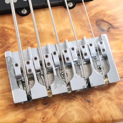 【中古】Crews Maniac Sound JB-2005 K&T Active Burl Maple Top 1pc Ash Back 5弦エレキベース 詳細画像