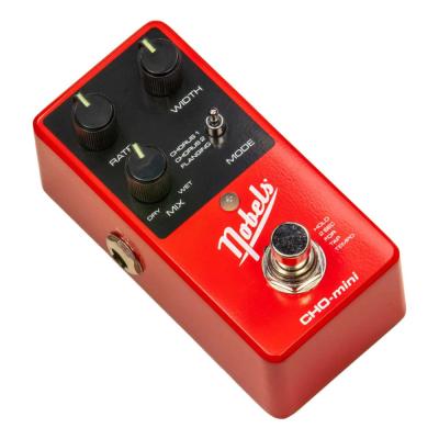 Nobels ノーベルズ CHO-mini ステレオコーラスペダル ギターエフェクター 左斜めアングル画像