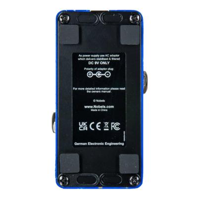 Nobels ノーベルズ DEL-mini ステレオディレイペダル ギターエフェクター ボトム画像