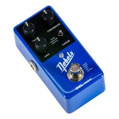 Nobels ノーベルズ DEL-mini ステレオディレイペダル ギターエフェクター 左斜めアングル画像