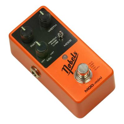Nobels ノーベルズ MOD-mini ステレオモジュレーションペダル ギターエフェクター 左斜めアングル画像