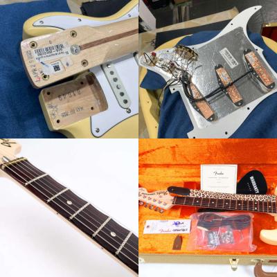 【中古】 エレキギター Fender Yngwie Malmsteen Stratocaster Scalloped Rosewood Fingerboard Vintage White 2025年製 美品 フェンダー イングヴェイ・マルムスティーンモデル ストラトキャスター 内部、指板、付属品