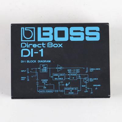 【中古】 ダイレクトボックス DIボックス BOSS DI-1 Direct Box D.Iボックス 正面