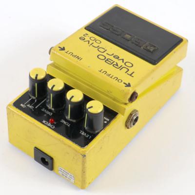 【中古】ターボオーバードライブ エフェクター BOSS OD-2 TURBO OverDrive ボス ギターエフェクター 左サイド