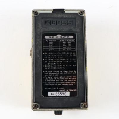 【中古】ターボオーバードライブ エフェクター BOSS OD-2 TURBO OverDrive ボス ギターエフェクター 裏面