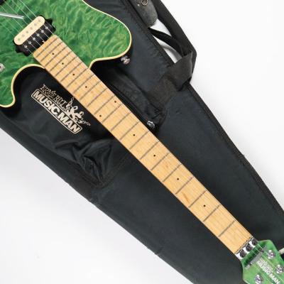 【中古】 エレキギター Music Man AXIS EX Trans Green 1997年製 日本製 ミュージックマン アクシスEX EVHモデルと同じスイッチ位置 ネック