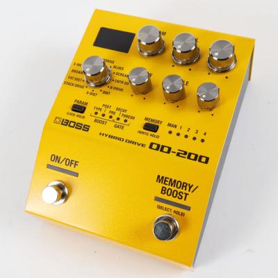 【中古】 オーバードライブ エフェクター BOSS OD-200 Hybrid Drive ギターエフェクター 本体画像 斜め 2