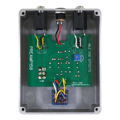Mile End Effects マイルエンドエフェクツ PREAMP 150 プリアンプ ギターエフェクター 内部画像