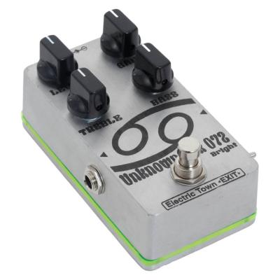 Electric Town Exit エレクトリックタウンエグジット UNKNOWN BOX 072 プリアンプ ブースター オーバードライブ ギターエフェクター 斜めアングル画像