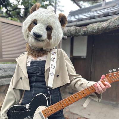 Grande uomo グランデウオモ TS-2 AC ごろごろパンダ ギターストラップ イメージ画像3