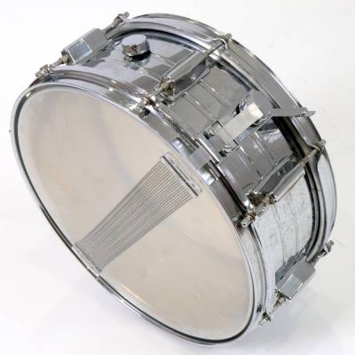 【中古】 スネアドラム パール Pearl No.4614 Challenger Steel shell 14x5.5 Made in Japan スネアドラム サイド