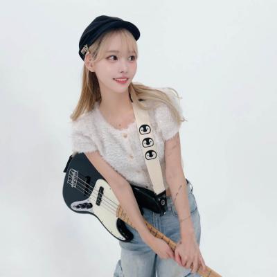 Grande uomo グランデウオモ TENDER STRAP TS-2 AC コウテイペンギンのヒナ ギターストラップ イメージ画像2