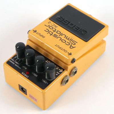 【中古】 アコースティックシミュレーター エフェクター BOSS AC-2 Acoustic Simulator ギターエフェクター 左サイド