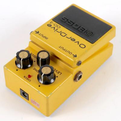 【中古】 オーバードライブ エフェクター BOSS OD-3 Over Drive ギターエフェクター 左サイド