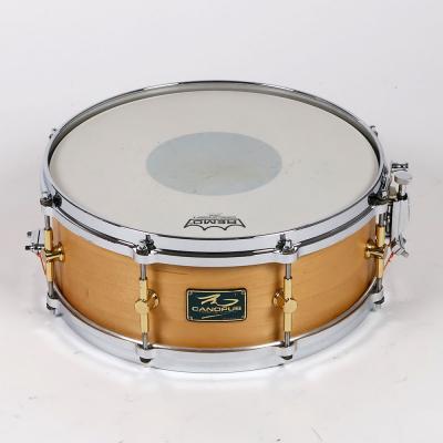 【中古】 スネアドラム カノウプス CANOPUS MO-1455 Natural Oil スネアドラム
