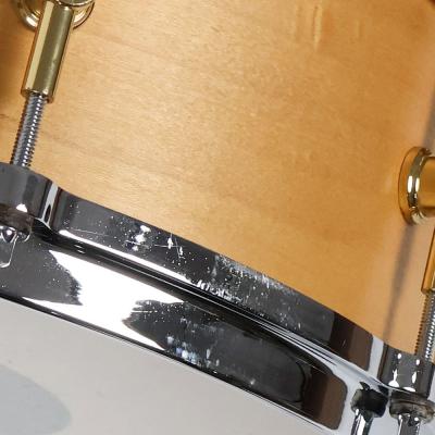 【中古】 スネアドラム カノウプス CANOPUS MO-1455 Natural Oil スネアドラム 傷あり