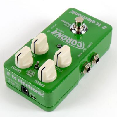 【中古】 コーラス エフェクター tc electronic Corona Chorus ギターエフェクター コロナコーラス 左サイド