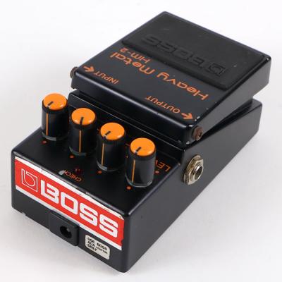 【中古】 ヘビーメタル エフェクター BOSS HM-2 Heavy Metal Made in Japan ディストーション ギターエフェクター 左サイド